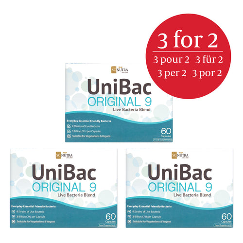 Offre Groupée - UniBac Original 9 Mélange de bactéries unifiées vivantes (3 Packs)