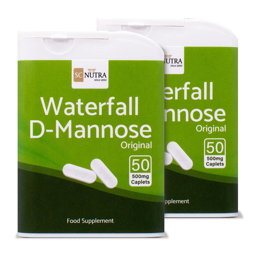 Capsule di D-Mannosio Waterfall / Compresse facili da deglutire 500 mg