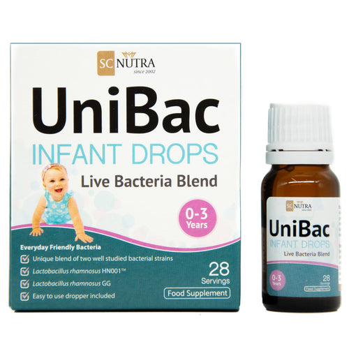 UniBac gocce per neonati e bambini Miscela di batteri vivi unificati