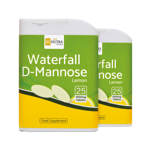 Tabletas masticables Waterfall D-Manosa Limón